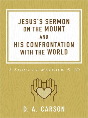 cover image of Jesus's Sermon on the Mount and His Confrontation with the World